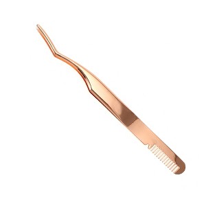 Unique Bargains Women's Eyelash Extension Tweezers 1 Pc - 1 of 3