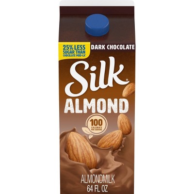 Silk Dark Chocolate Almond Milk - 0.5gal