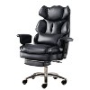 AZL1 Life Concept Computer Office Desk Chair with Ergonomic Lumbar Support Adjustable Footrest Reclining Backrest, 33"*25"*17" - 4 of 4
