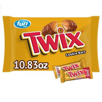 Twix Fun Size Caramel Chocolate Cookie Bar Candy - 10.83oz