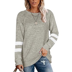 Haute Edition Women's Varsity Stripe Slouchy Tee - 1 of 2