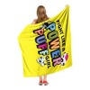 Cartoon Network Powerpuff Girls Fight Like A Powerpuff Silk Touch Throw Blanket 50x60 Inches - 4 of 4