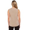 Rekucci Women's Soft Jersey Knit Sleeveless Tank Top – Casual & Versatile Everyday Wear - 3 of 3