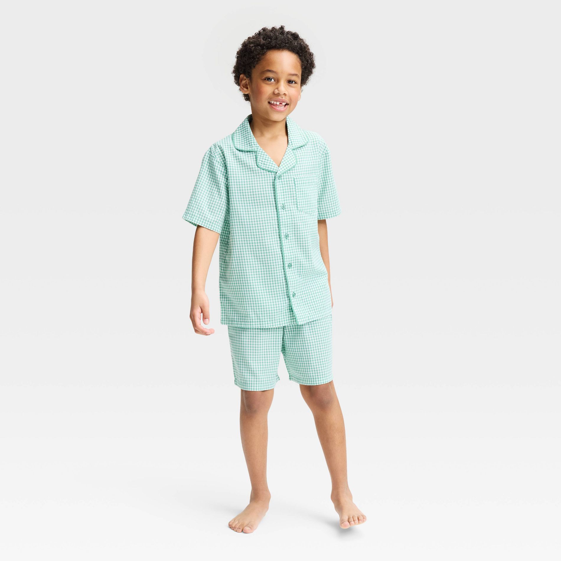 Kids' 2pc Mommy & Me Pajama Set - Cat & Jack™ Green
