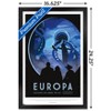 Trends International NASA - Europa Travel Poster Framed Wall Poster Prints - 3 of 4