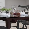 Merrick Lane 31.5" x 55" Rectangular Solid Wood Table with Glass Top - image 4 of 4