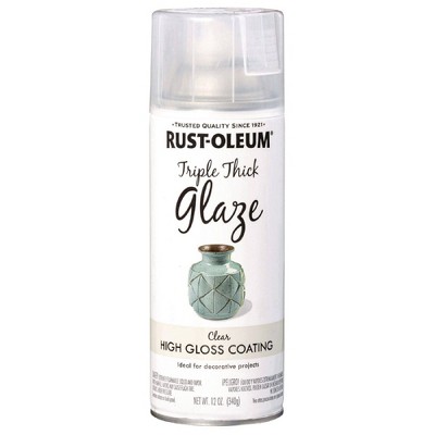 Rust-Oleum 12oz Triple Thick Glaze Spray Paint High Gloss Clear