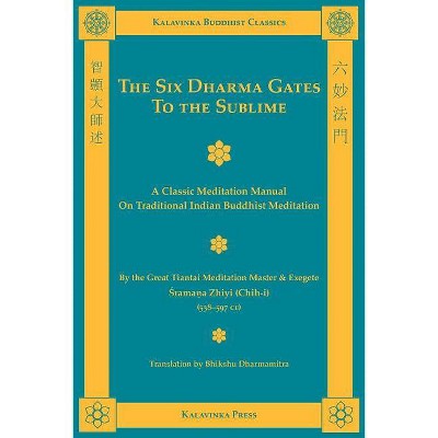 The Six Dharma Gates to the Sublime - by  Shramana Zhiyi (Paperback)