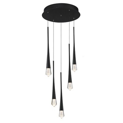 ET2 Lighting Pierce 5 - Light Pendant in  Black