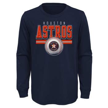 Mlb Houston Astros Boys' Long Sleeve T-shirt : Target
