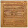 vidaXL Bar Table Black 23.6 in.x23.6 in.x43.3 in. Poly Rattan and Solid Acacia Wood - 4 of 4