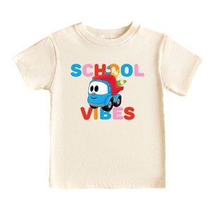Leo the Truck School Vibes - Toddler Short Sleeve Graphic T-Shirt - 1 of 3