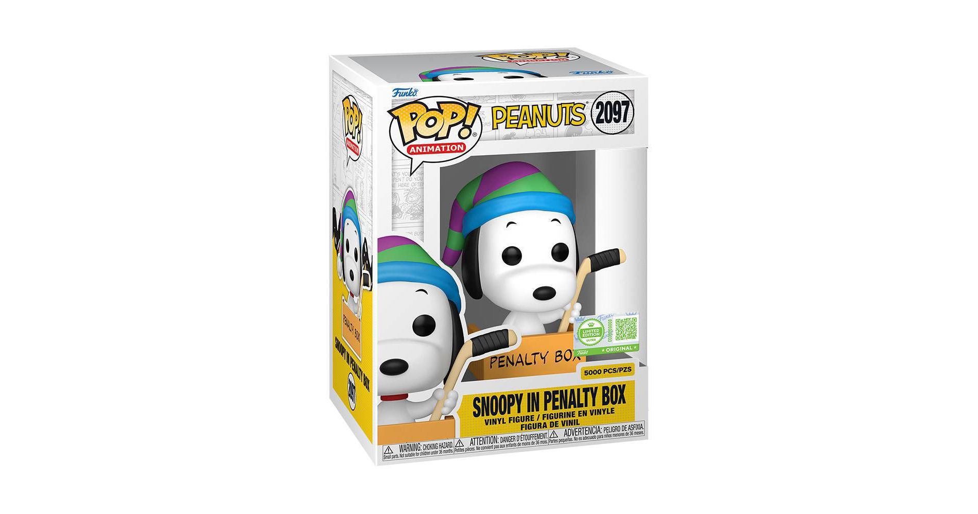 Funko POP! Animation: Ultra Limited Edition Peanuts Snoopy In Penalty Box Vinyl Figure #2097
