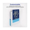 Avery Heavy-Duty View Binder with DuraHinge and One Touch EZD Rings, 3 Rings, 2" Capacity, 11 x 8.5, White - 3 of 4