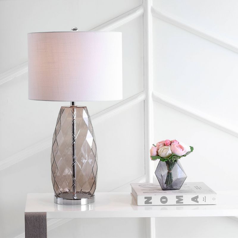 26.5" Glass/Metal Juliette Table Lamp (Includes Energy Efficient Light Bulb) - JONATHAN Y, 3 of 6
