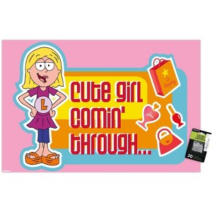 Trends International Disney Lizzie McGuire (2001) - Cute Girl Comin' Through Unframed Wall Poster Prints - 1 of 4