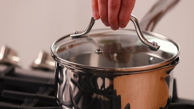 11-Piece Stainless Steel Induction Cookware Set with Glass Lids