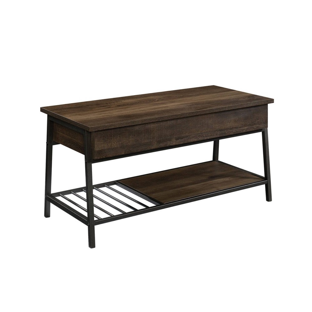 Photos - Coffee Table Sauder North Avenue Lift Top  Smoked Brown  