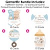 Big Dot of Happiness We Can Bearly Wait - 4 Teddy Bear Baby Shower Games - 10 Cards Each - Gamerific Bundle - 3 of 4