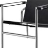 HomeRoots 24" Silver Stainless Steel Arm Chair - 4 of 4