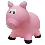 Farm Hoppers Inflatable Bouncing Pink Pig