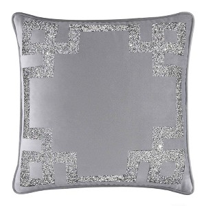 16"x16" Luminous Greek Key Border Square Throw Pillow - Sparkles Home - 1 of 1