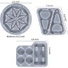 JDICTION Ferris Wheel Resin Mold Set - Silicone Mold for Resin, Cake Decorating, Coasters, Desktop Decoration - 2 of 4
