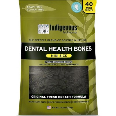 Indigenous Dental Health Mini Bones Fresh Breath Formula : Target