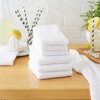 Design Imports  Bar Mop Dishtowel & Dishcloth Set 8 Piece, White, Dt 16X19", Dc 12X12" - 4 of 4