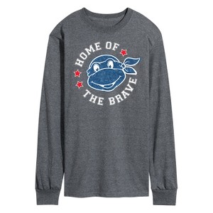 Men's - Teenage Mutant Ninja Turtles - Born Raised USA Long Sleeve Graphic T-Shirt - 1 of 4