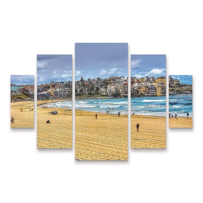 Trademark Fine Art - Martin Fine Photography Bondi Beach 03 Panel Set Art