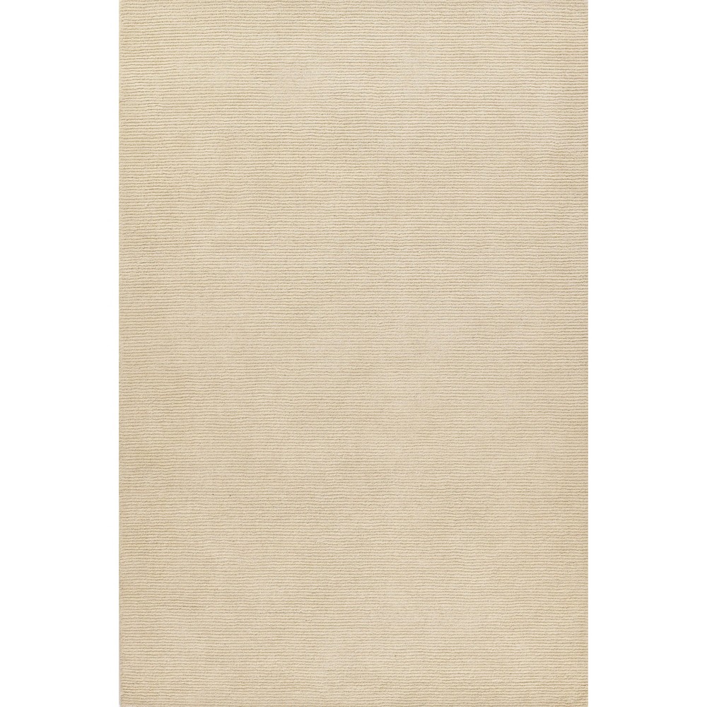 Photos - Area Rug Momeni 2'x4' Everett Beverly Handtufted  Ivory: Wool, Geometric Abstract Pattern, Low Pile, Indoor Use 