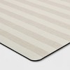 1'8"x2'6" Low Profile Kitchen Mat Oatmeal Striped - Room Essentials™ - 3 of 4