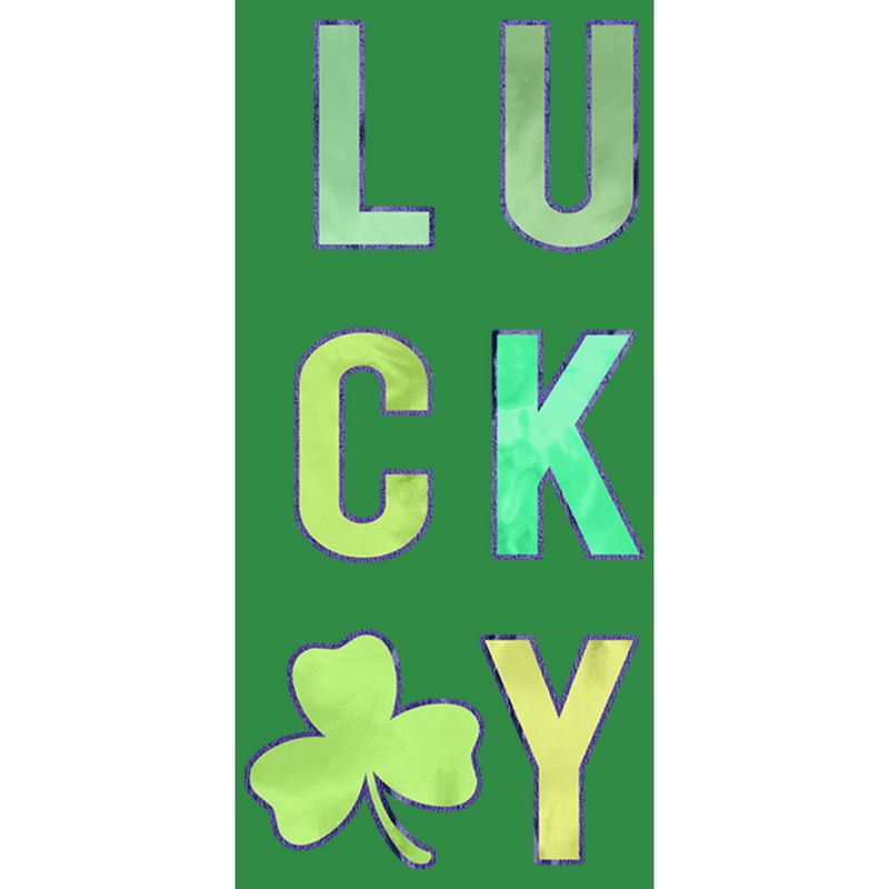 Men's Lost Gods St. Patrick's Day Lucky Tie-Dye Fill T-Shirt, 2 of 5
