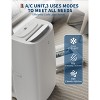 3-in-1 14,000 BTU Portable Air Conditioner, Portable AC Units for Rooms with Dehumidifier & Fan, Room Air Conditioner Cools Up to 750 Sq. Ft - 2 of 4