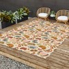 Sewzinski Magic Moths Outdoor Rug - Deny Designs - 3 of 4