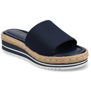Journee Women's Rosey Medium and Wide Width Espadrille Sandals - 1 of 4