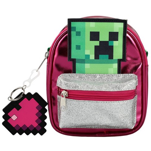 Minecraft Creeper Micro Convertible Crossbody / Mini Backpack For