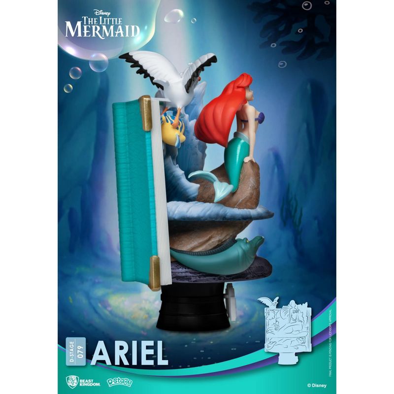 Disney Diorama Stage-079-Story Book Series-Ariel CB (D-Stage), 4 of 5