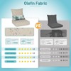 Aoodor Outdoor Deep Seat Chair Cushion Set, Olefin Fabric, Slipcover with Sponge Foam, (Set of 2 Seats, 2 Backs, 2 Lumbar Pillows) - 4 of 4