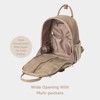 KeaBabies Diaper Bag Backpack Comes with Portable Changing Pad, Baby Bag for Mom, Baby Travel Essential (Latte) - image 4 of 4