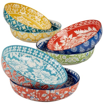 Certified International Set Of 6 40oz Panache Soup/pasta Bowls : Target