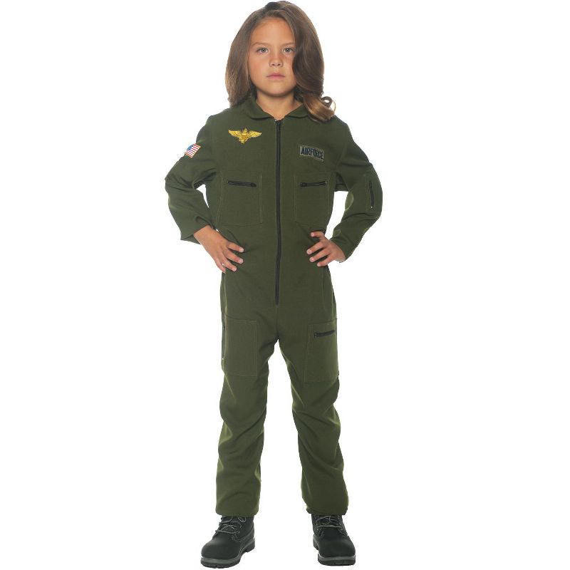 Underwraps Costumes Airforce Flight Suit Child Costume, 2 of 3