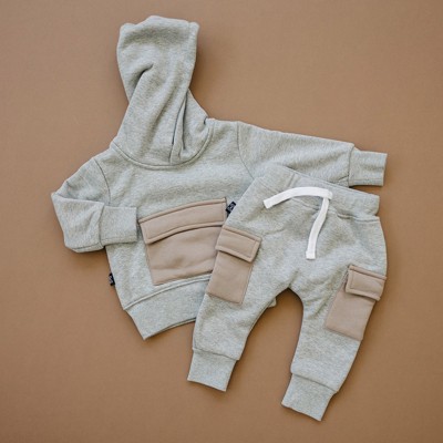 Kids Collins Jogger Sweatsuit Set - Olive + Scout