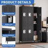 Garvee Metal Storage Cabinet with 3 Doors for Office and Industrial, Employee Organization Solution for Home, Workplace, Gym, Educational Facilities - 3 of 4