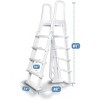Poolzilla Above Ground A-Frame Flip Up Pool Ladder w/Non Skid Platform - for 48’’ to 54’’ in. Above Ground Pools - 2 of 4