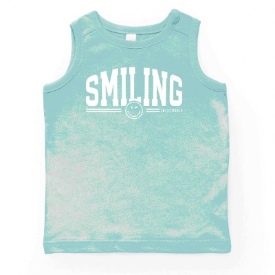 The Juniper Shop SmileyWorld Arched Varsity Youth Tank Top