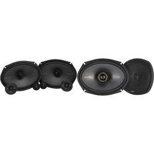 Kicker 51KSS369 KS-Series 6x9" and 2.75" and 1" Tweeter, 3-way Component System w/ 51KSC6904 6x9" 2 Way Coaxial Bundle - 1 of 4