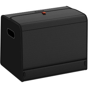 TruAIR Leather Car Trunk Organizer (Carbon Black) - 1 of 4