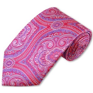 Men's Paisley 3.35 Inch Wide And 58 Inch Long Woven Neckties - 1 of 4